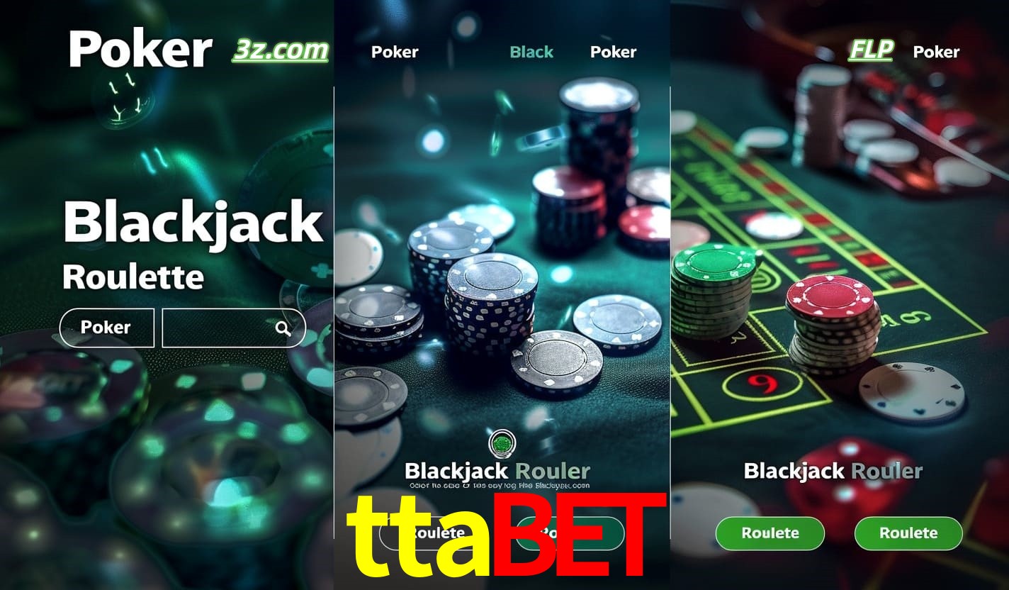 Cassino online ttabet com Poker, Blackjack e Roleta ao vivo para jogadores do Brasil