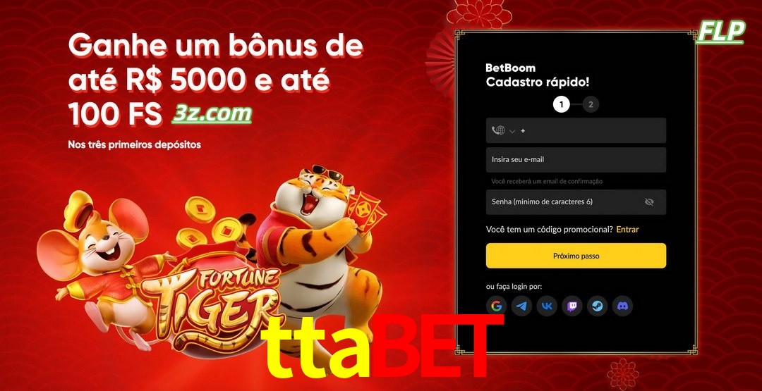 ttabet cassino Brasil bônus de boas-vindas até R$5000 e 100 free spins