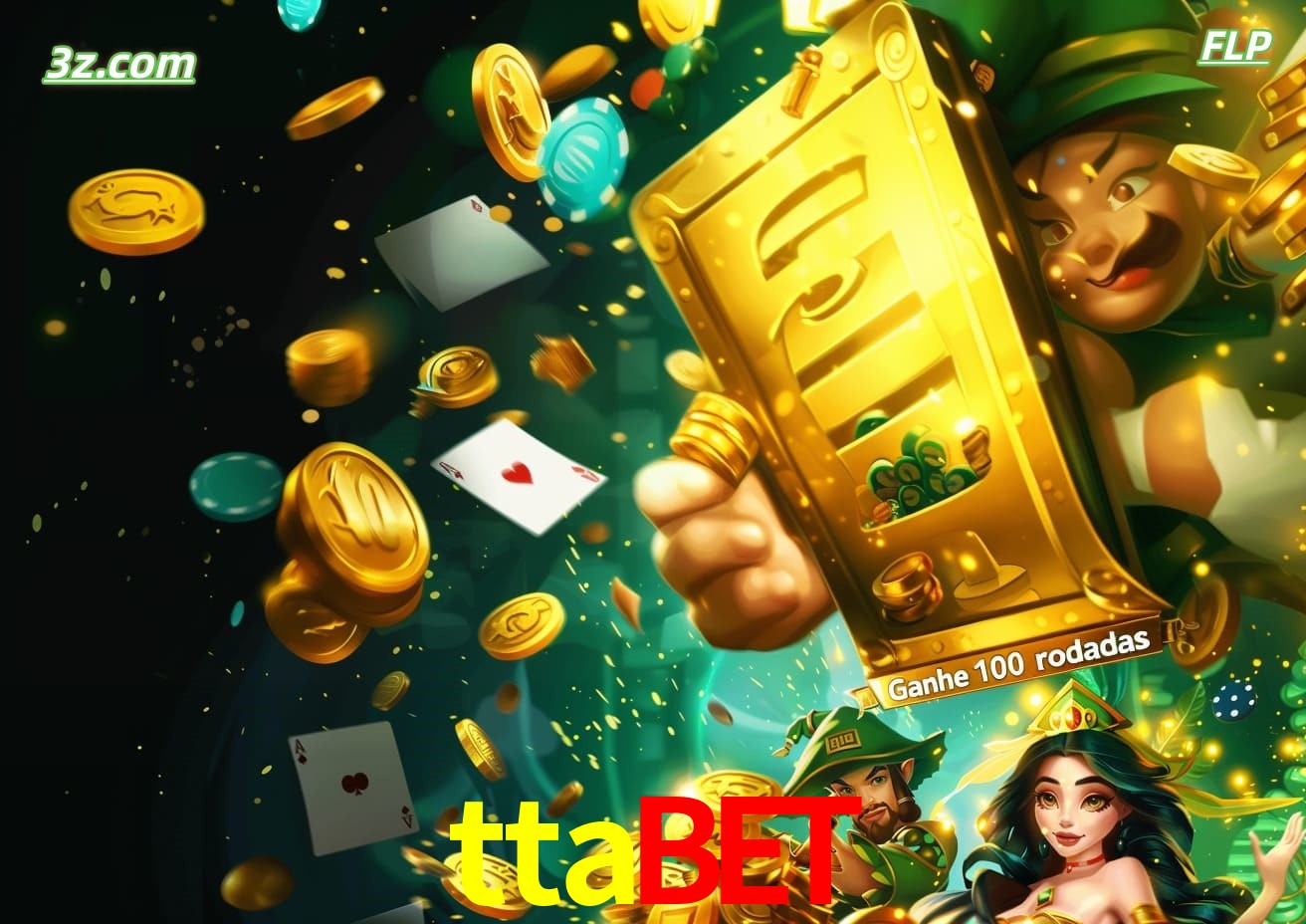 Cassino online ttabet Brasil com caça-níqueis e bônus de 100 rodadas grátis