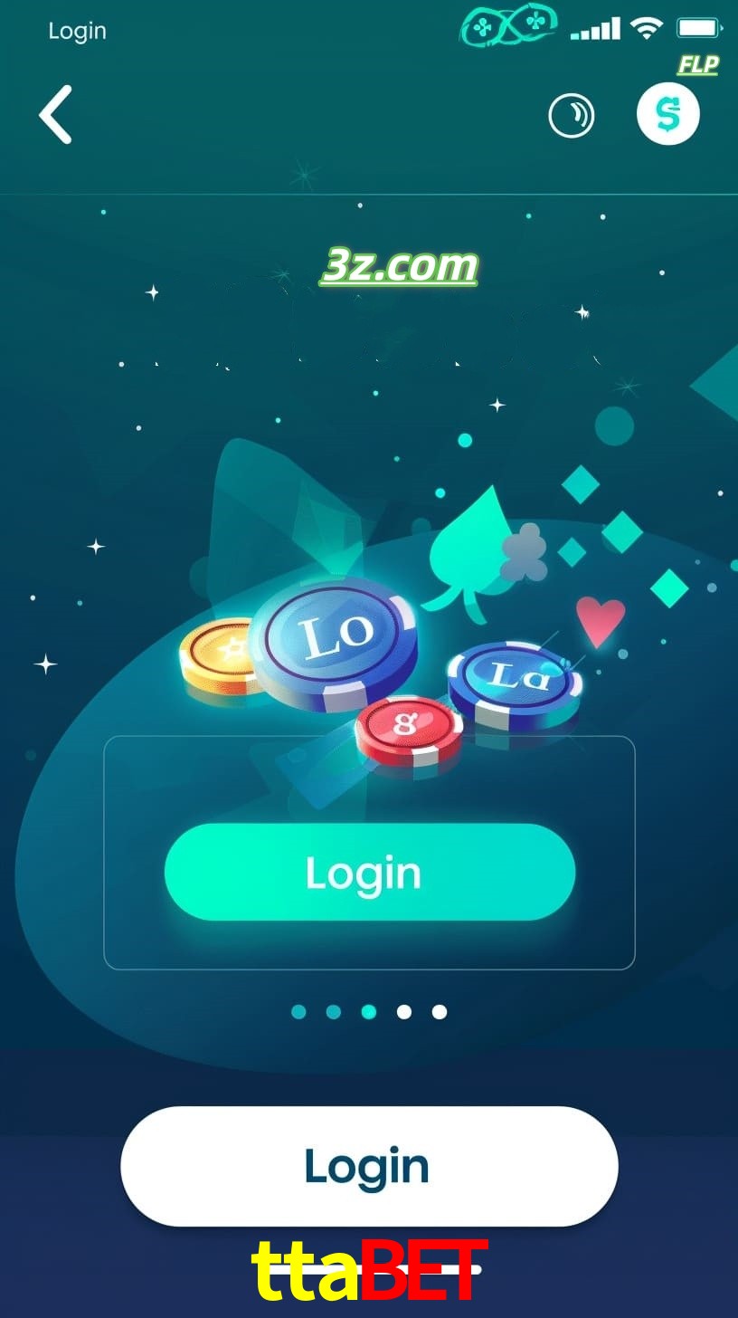 Login no aplicativo de cassino online ttabet Brasil com bônus de boas-vindas